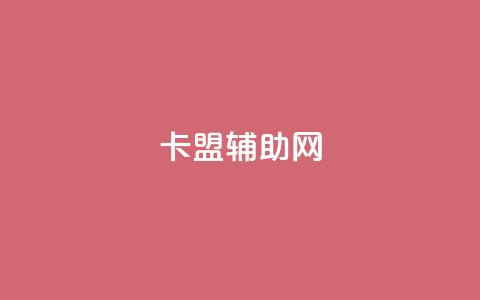 卡盟辅助网 - 优质卡盟辅助网为你的业务增光添彩!  第1张
