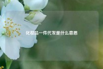 化妆品一件代发是什么意思