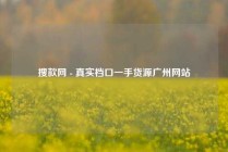 搜款网 - 真实档口一手货源广州网站