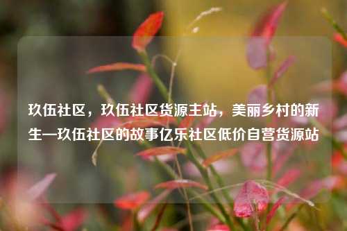 玖伍社区，玖伍社区货源主站	，美丽乡村的新生—玖伍社区的故事亿乐社区低价自营货源站  第1张